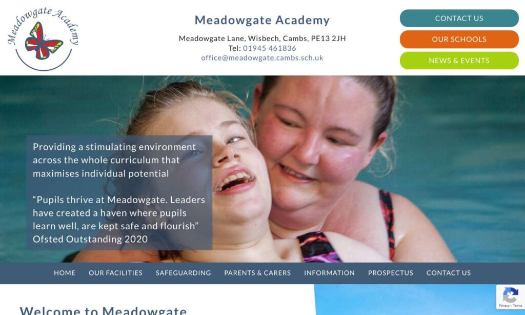 Meadowgate Academy website
