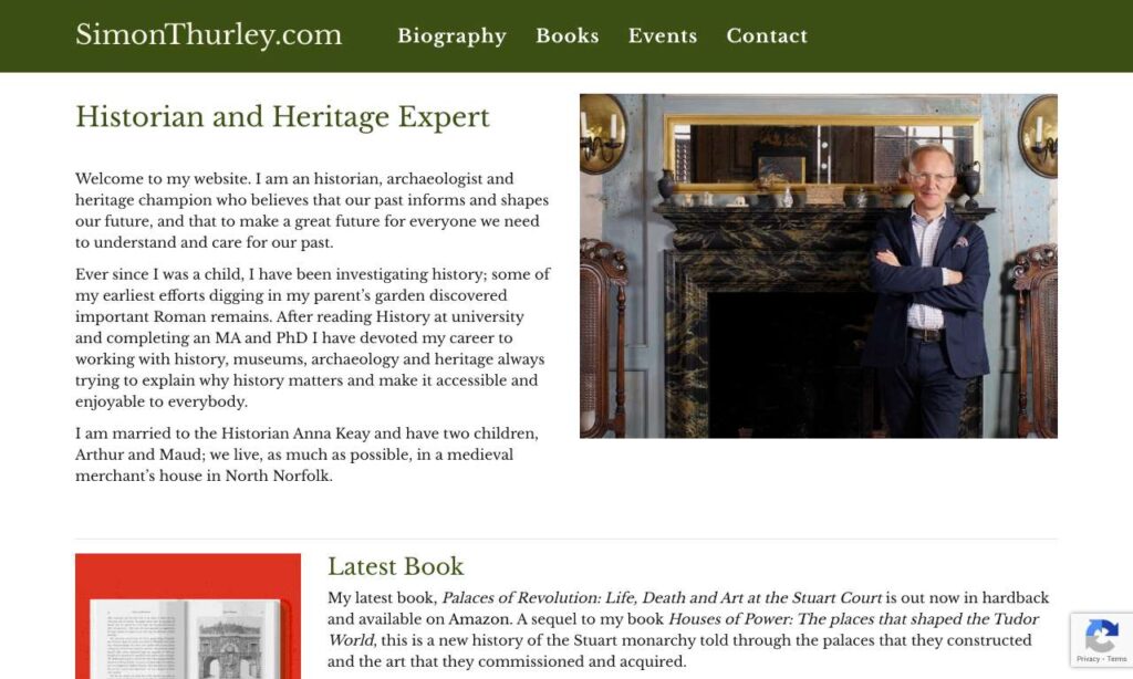 Simon Thurley website