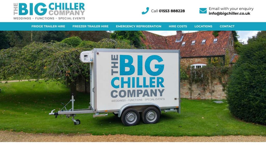 The Big Chiller Company website