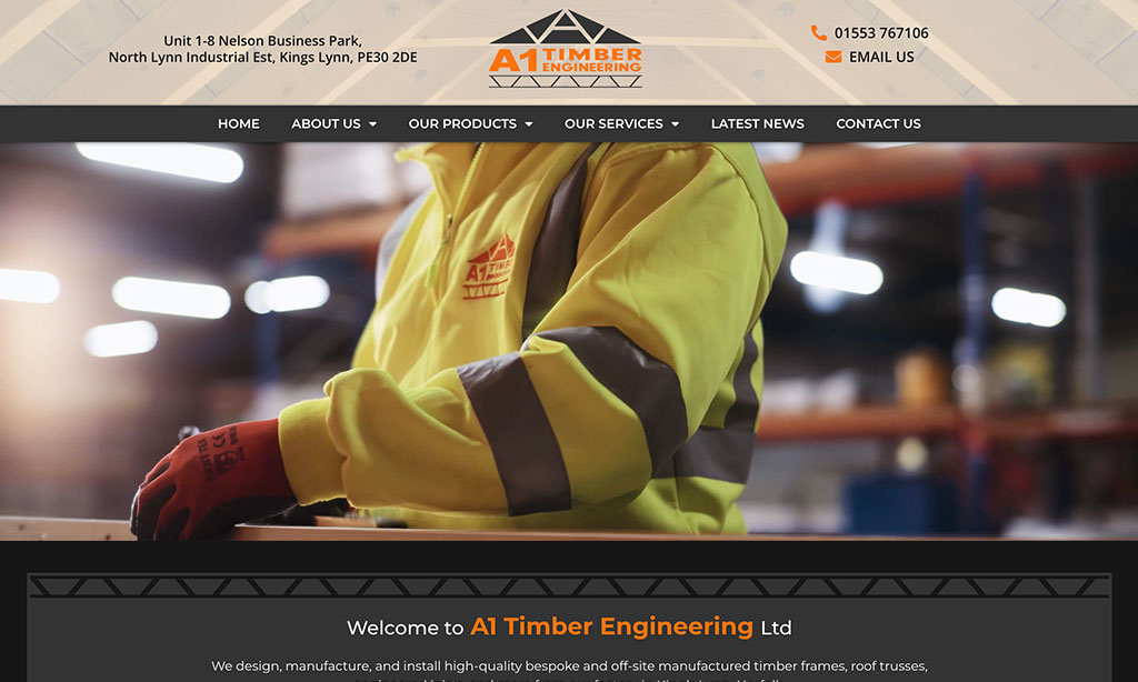 A1 Timber Engineering website