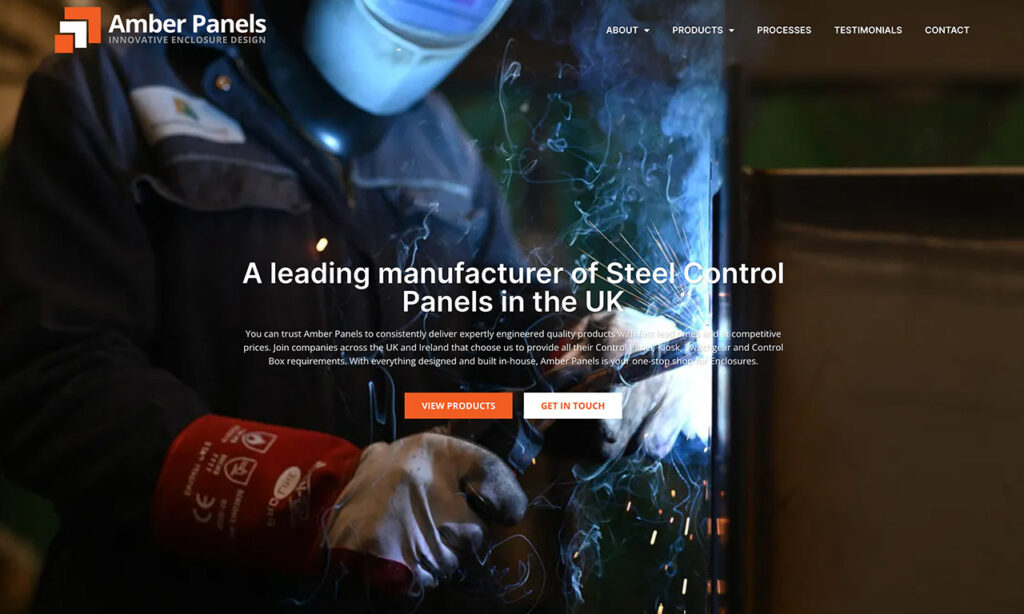 Amber Panels website