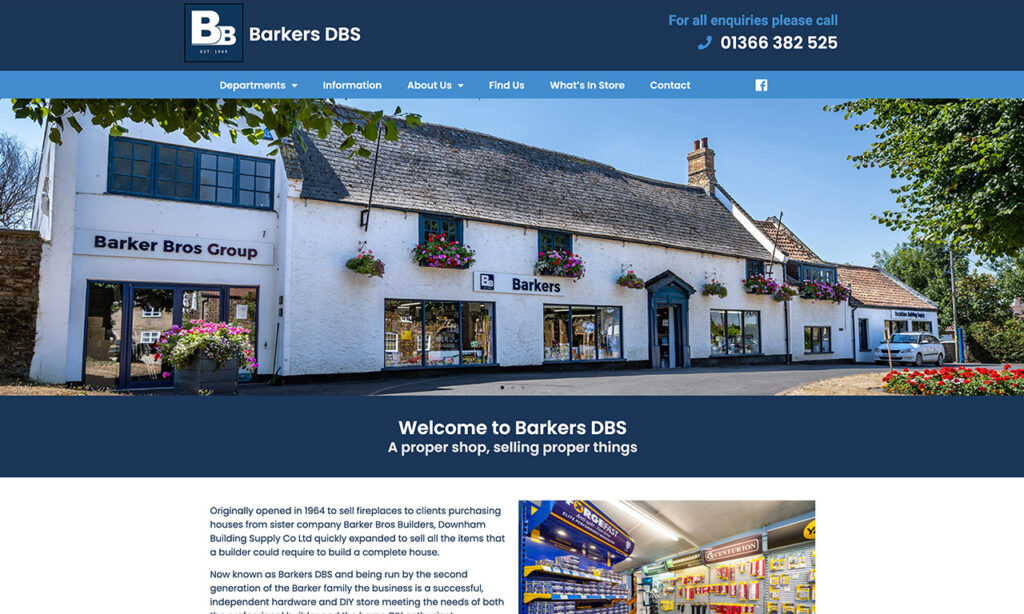 Barkers DBS website