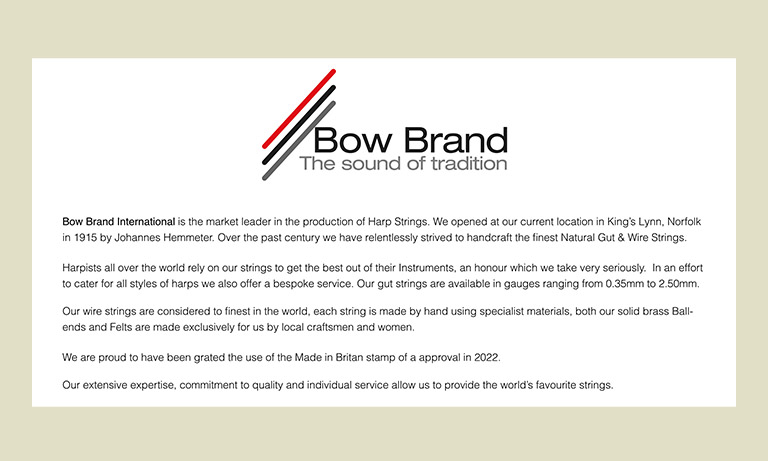 Bow Brand website