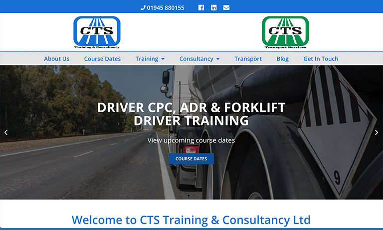 Coopers Transport website