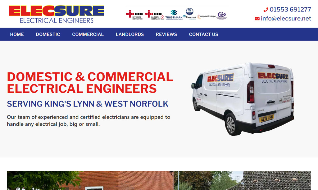 Elecsure website
