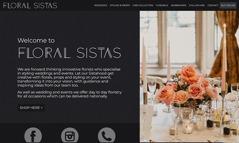 Floral Sistas website