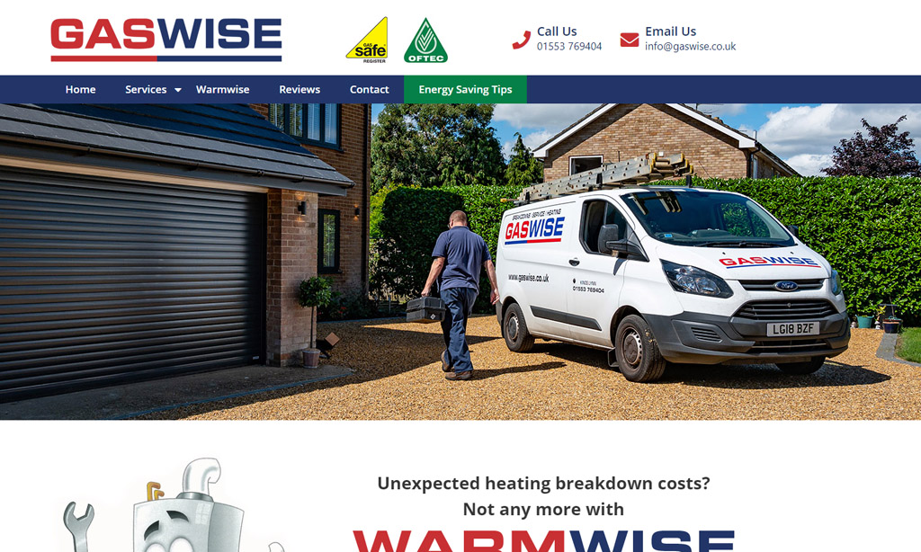 Gaswise website