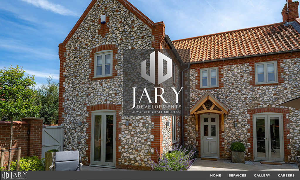 Jary Developments website