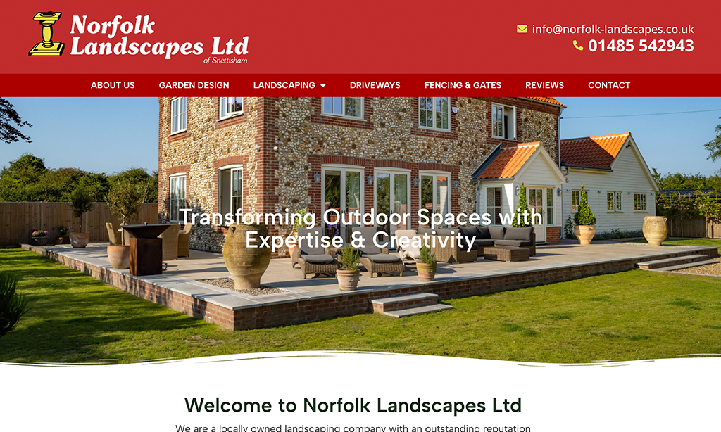 Norfolk Landscapes website