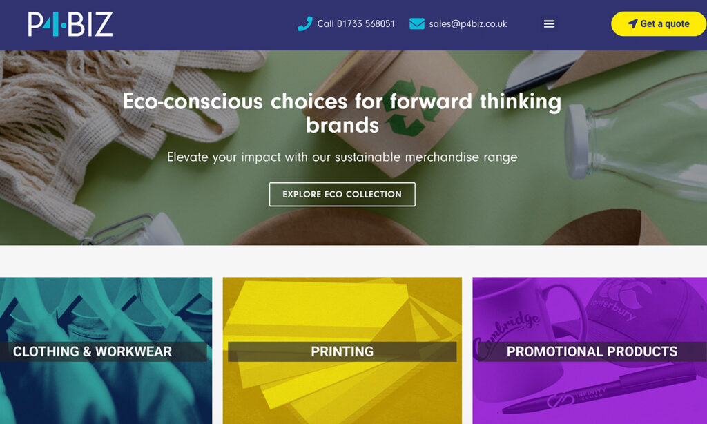Print 4 Business website