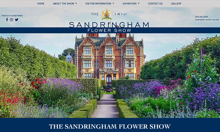 Sandringham Flower Show website