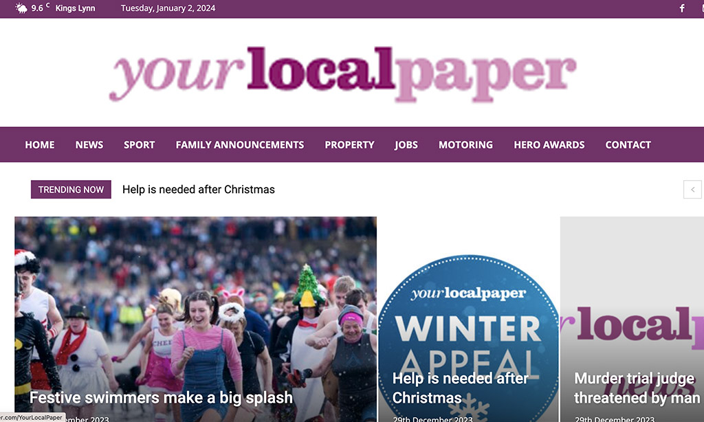 Your Local Paper website